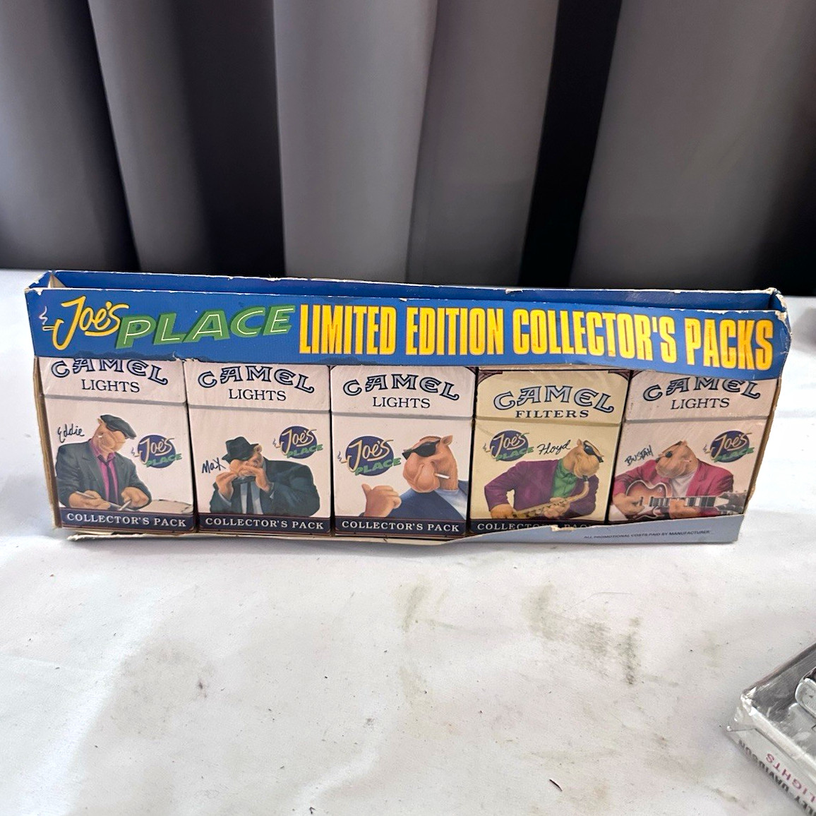 Camel Joe’s Place Limited Edition Collector’s Packs Cigarettes Display Box