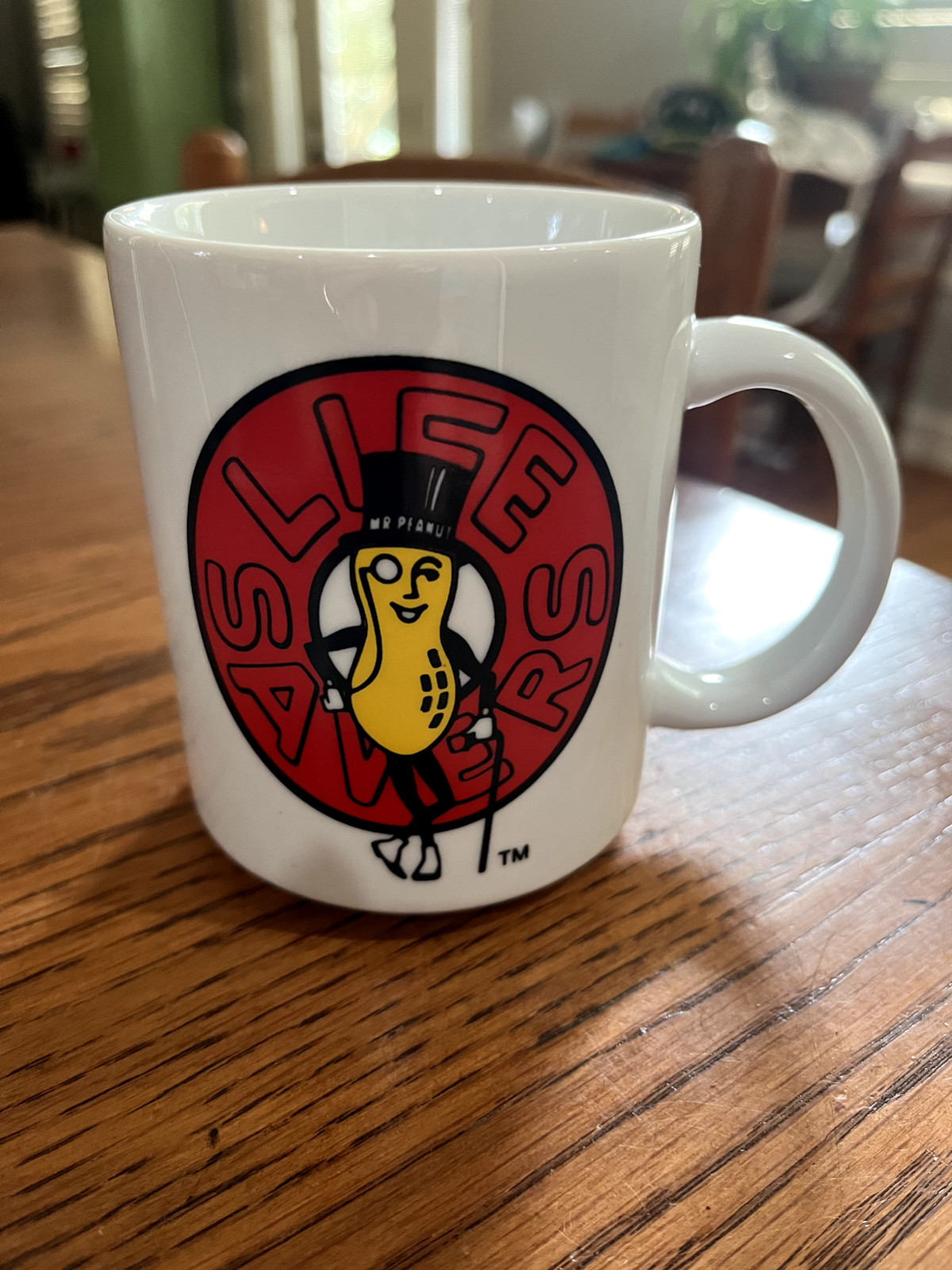 Mr. Peanut Life Savers Mug