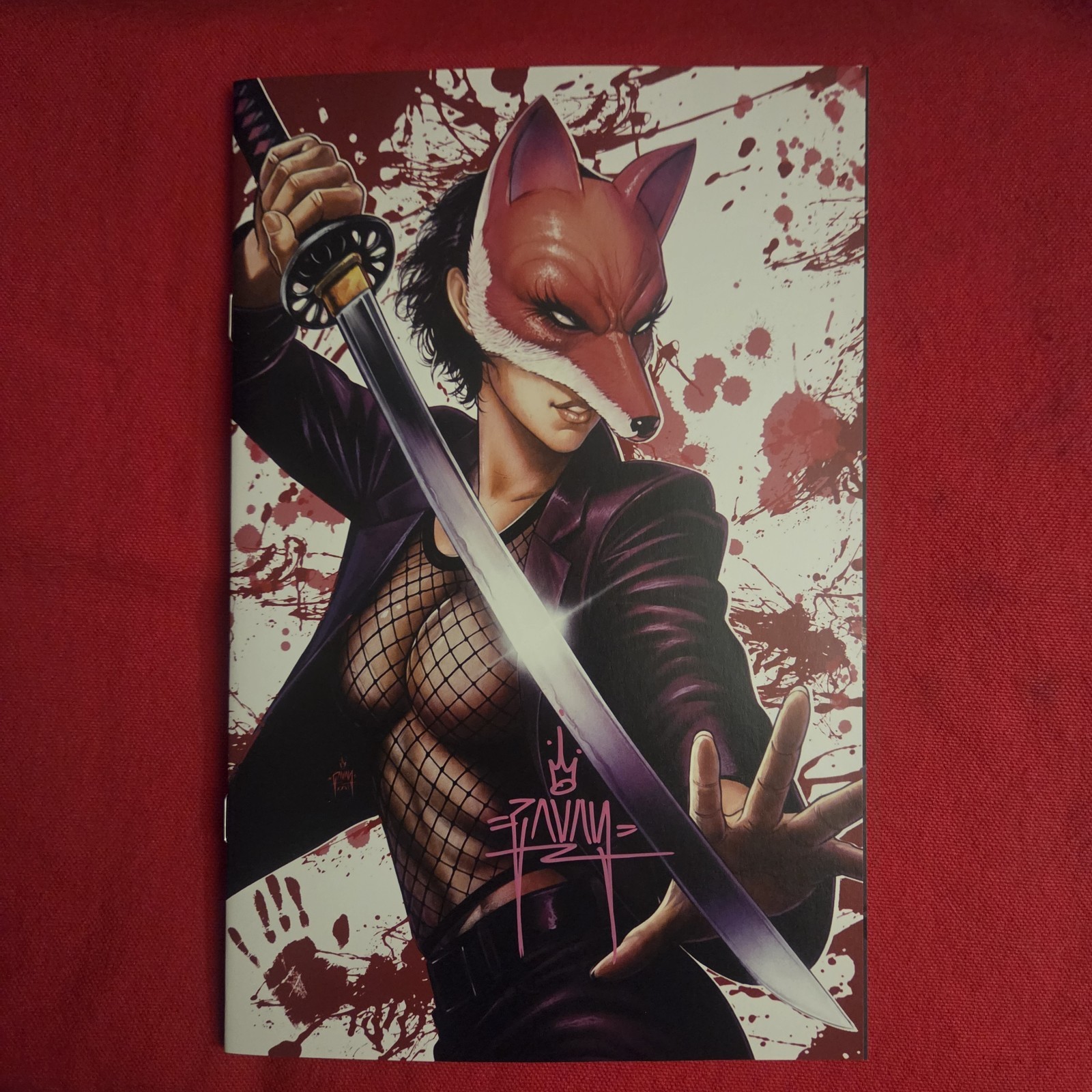 SIGNED Fox Mask Killer #1 Martin ZAVALA Ltd 400  Variant Exquisite Corpses