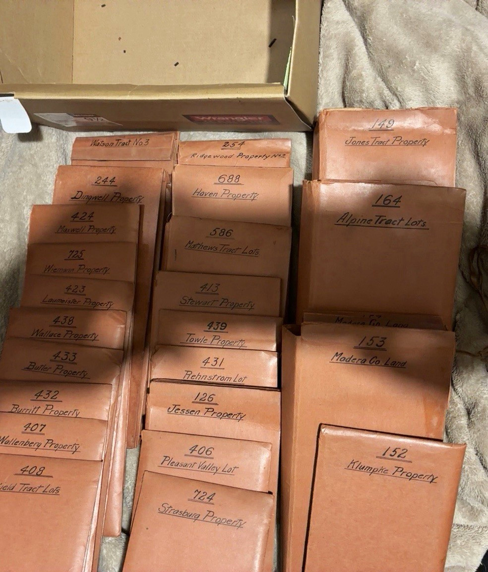 Vintage alameda CA Land Deeds 1800s-1920