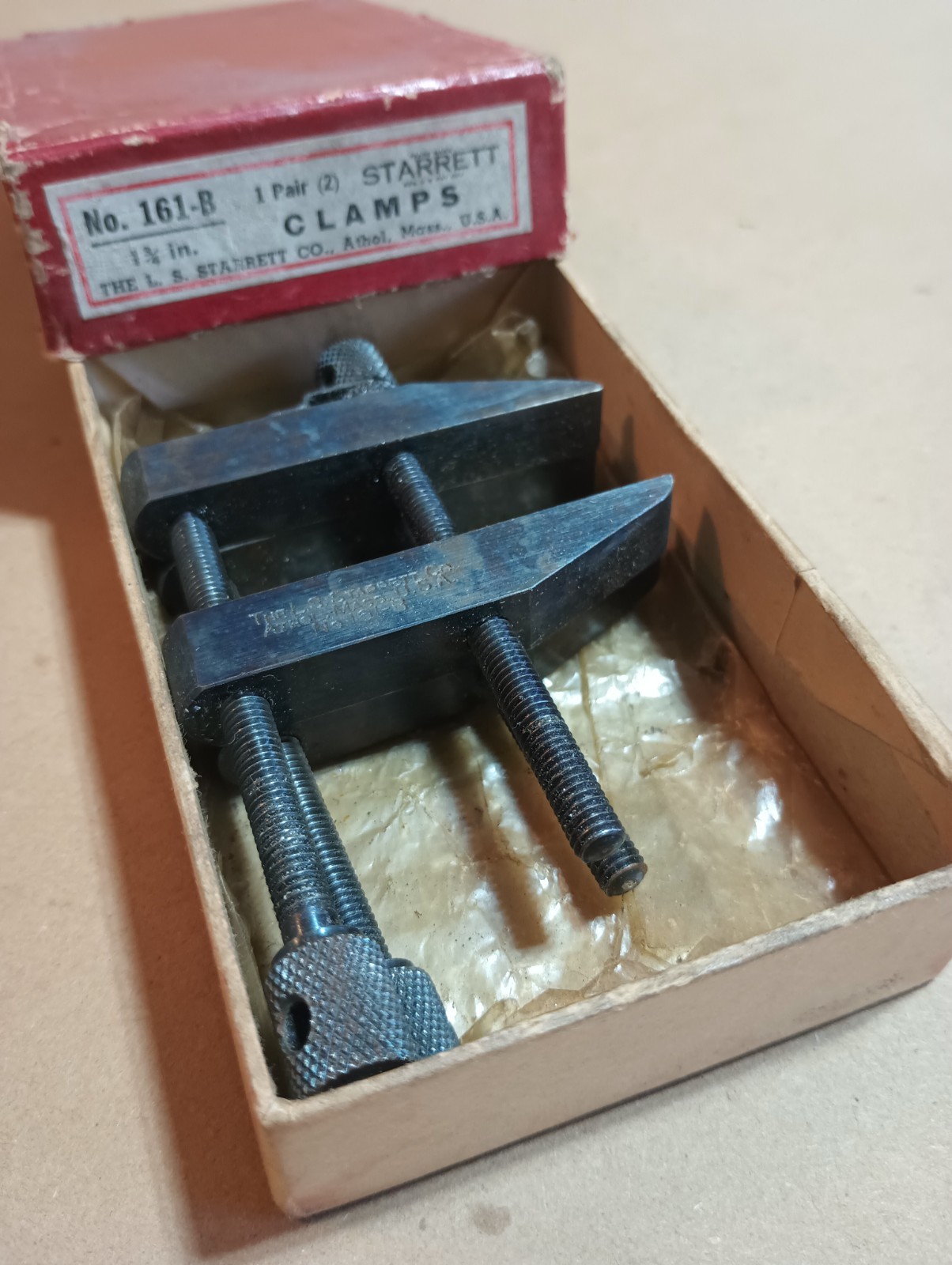 Starrett 161-B Toolmakers Clamp, Vintage 1955-1958