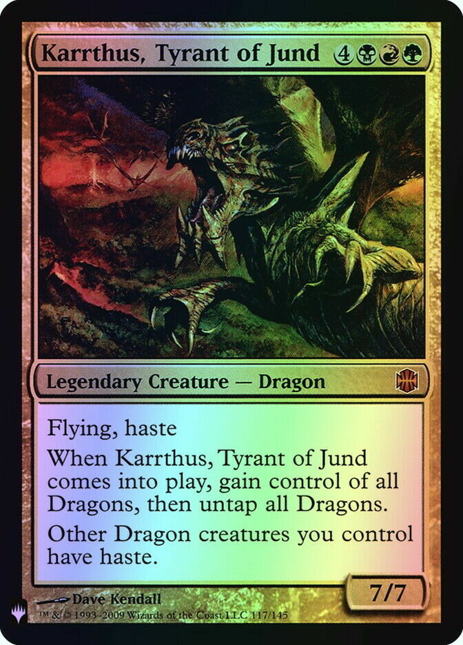 1x FOIL KARRTHUS, TYRANT OF JUND - Mystery - MTG - Magic the Gathering