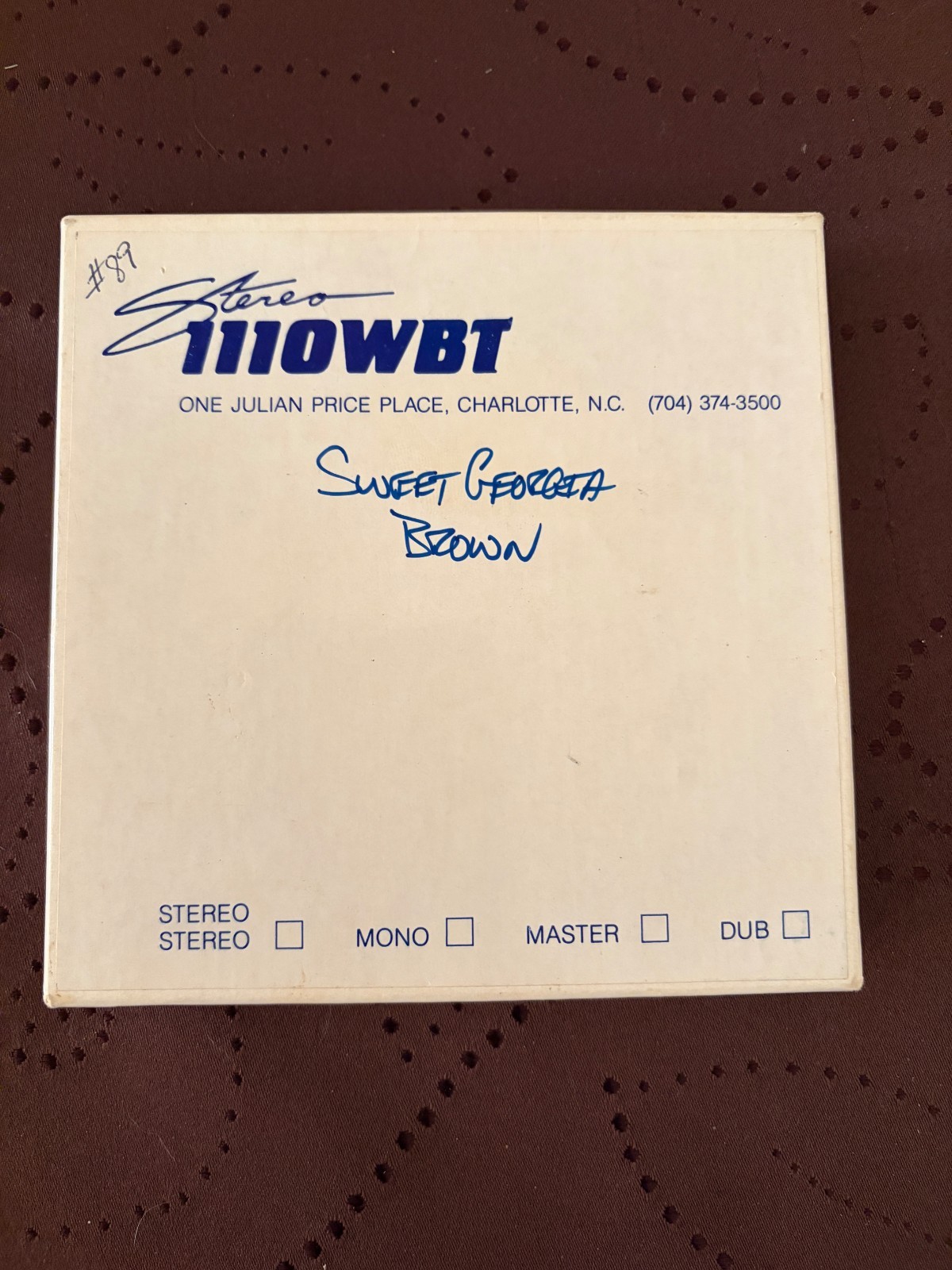 Vintage 1110 WBT Radio Studio 5\ Vintage 1110 WBT Radio Studio 5\