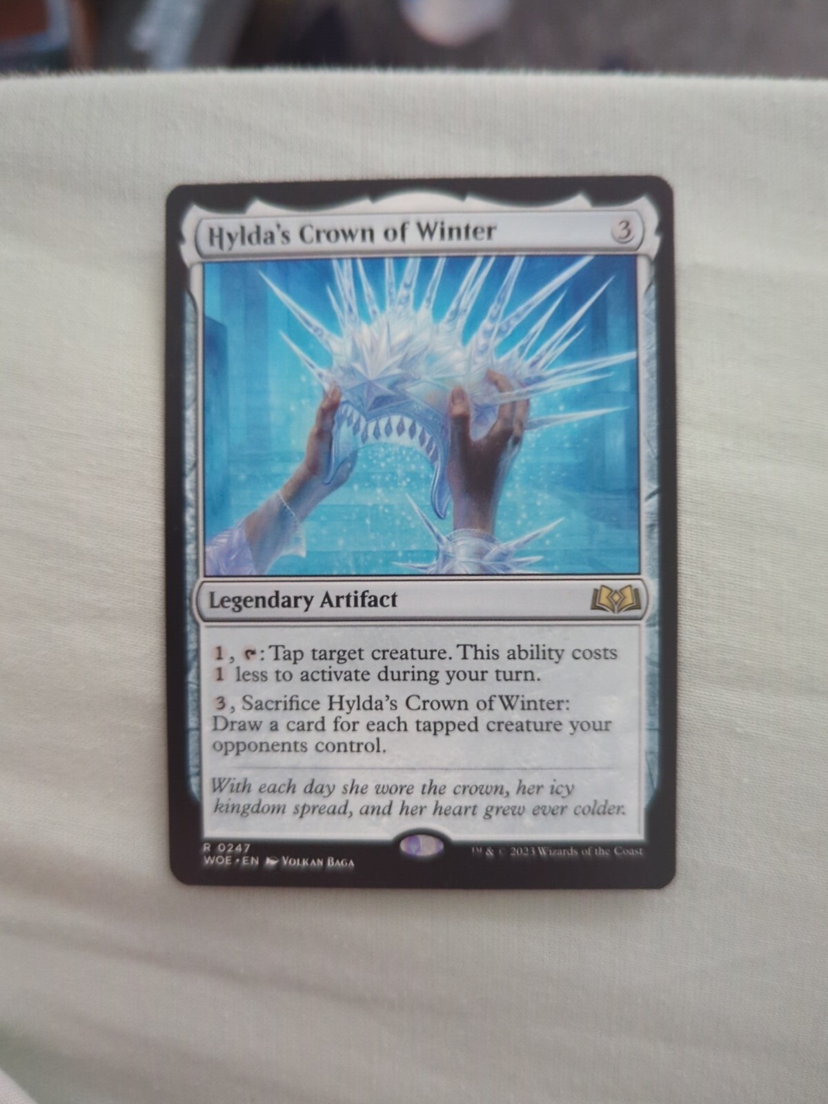 Magic The Gathering WOE 247 Hyldas Crown Of Winter NM