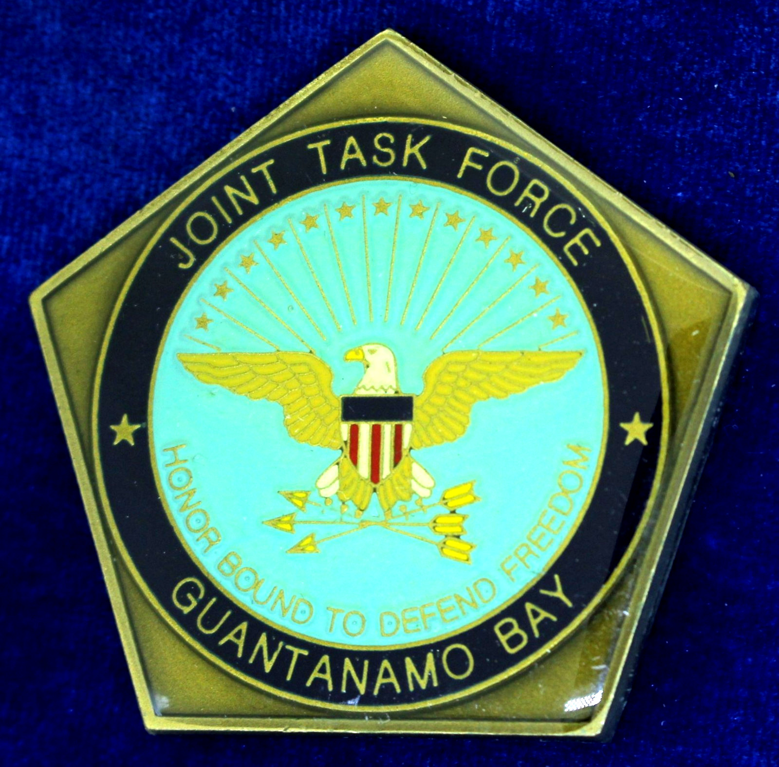 Joint Task Force Guantanamo Bay JTF-GTMO Challenge Coin KJ-6 Joint Task Force Guantanamo Bay JTF-GTMO Challenge Coin KJ-6