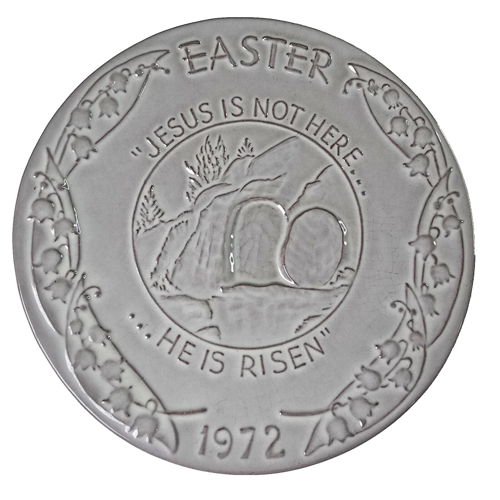 1972 Frankoma Oral Roberts Easter Plate \