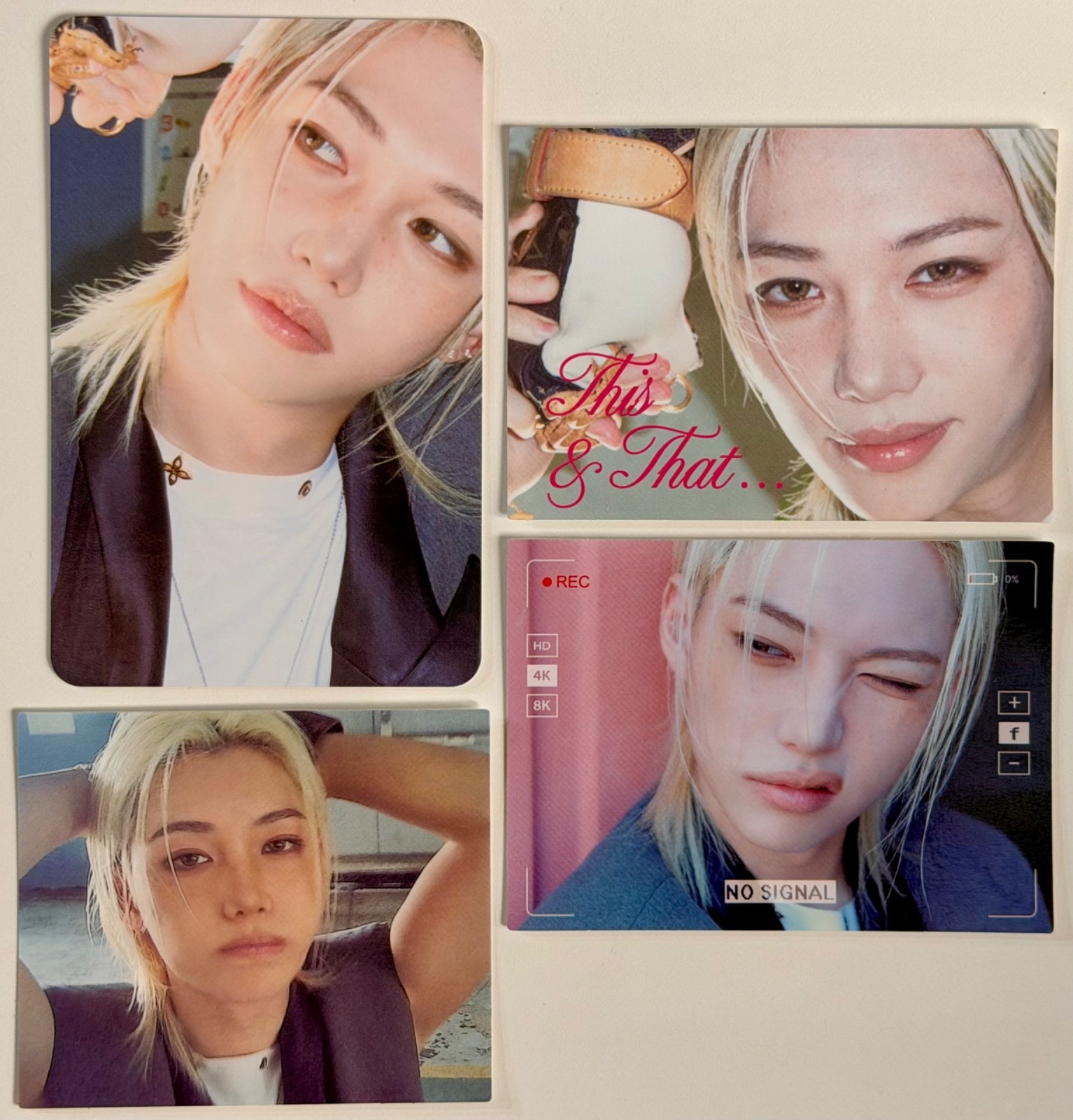 STRAY KIDS SKZ THIS & THAT FANS Album Official Photocard + Stickers FELIX 02