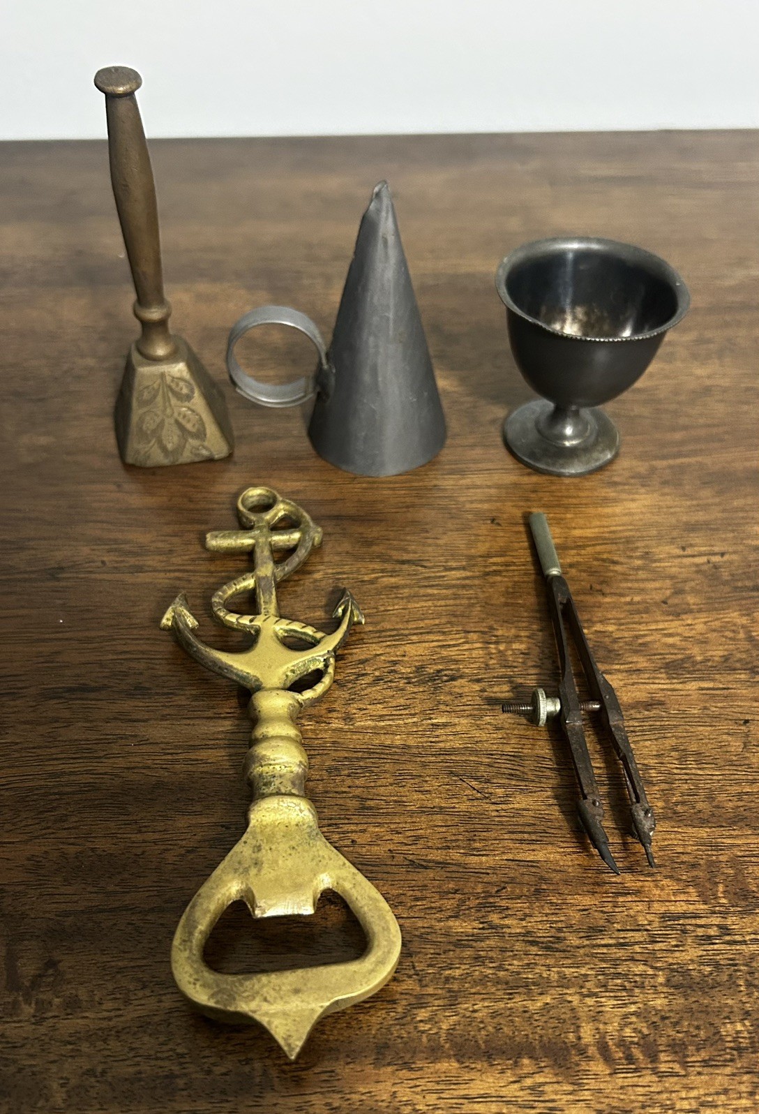 Lot Of 5 Vintage Antique Brass, Pewter, etc Items 1940s-60s Estate Find Lot Of 5 Vintage Antique Brass, Pewter, etc Items 1940s-60s Estate Find