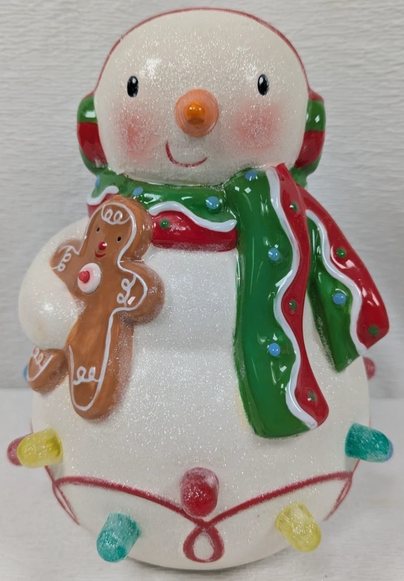 2010 Hallmark Season’s Treatings Musical Snowman - Christmas ceramic