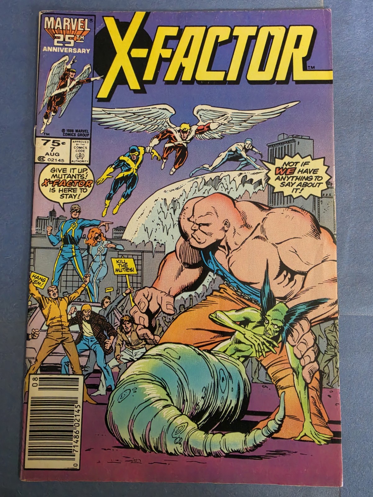 MARVEL COMICS - X-FACTOR - VOLUME 1 - # 7 - AUG 1986 - COPPER AGE