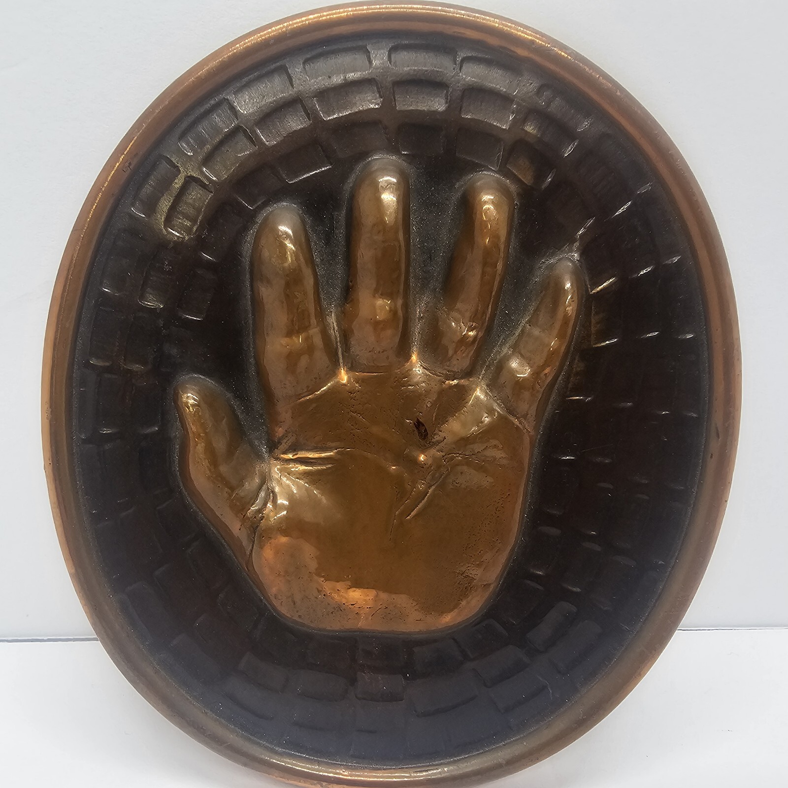 Darling Vintage Patty-Cakes Baby's Hand Print Plaque: 1950 by Artistic Creations