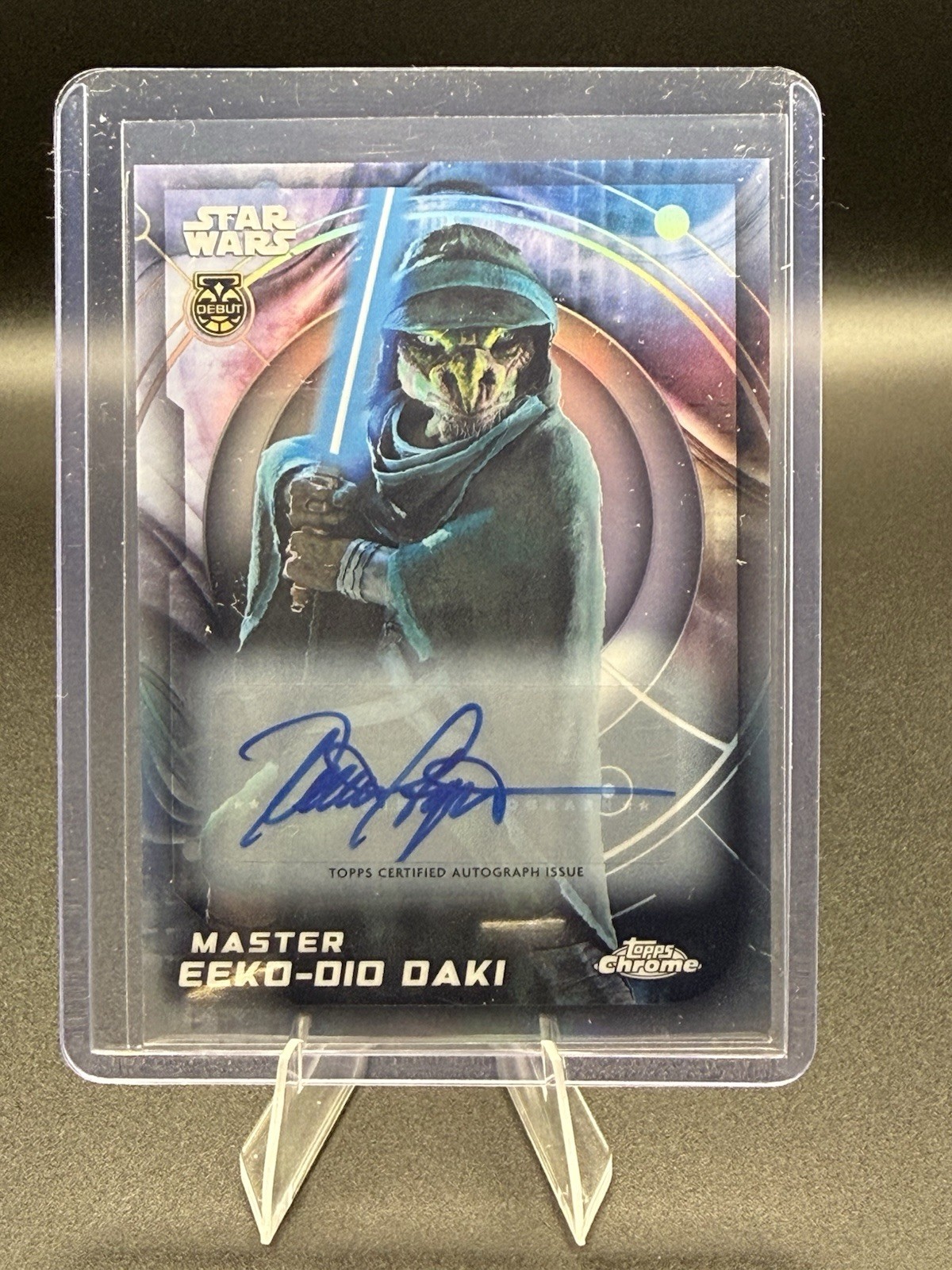2026 Topps Chrome Star Wars Dennis Haysbert - Master Eeko-Dio Daki Auto - Debut