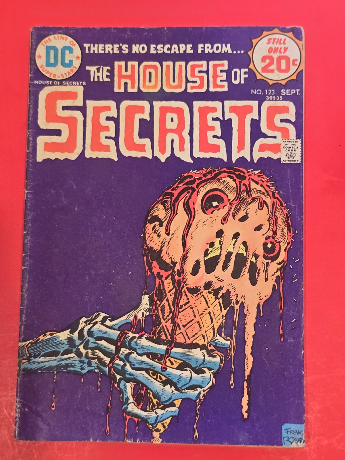 House of Secrets #123 1974 DC Comics Frank Robbins Cover Alex Toth Horror