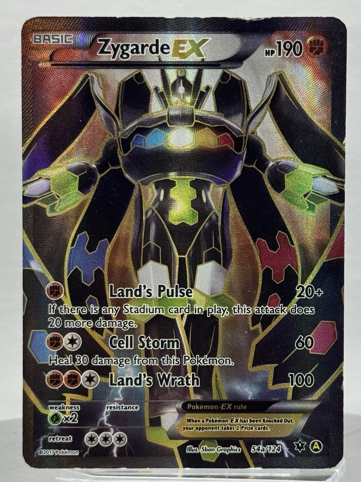 Pokémon TCG - Zygarde EX - 54a/124 - Alternate Art Promos HP/DMG