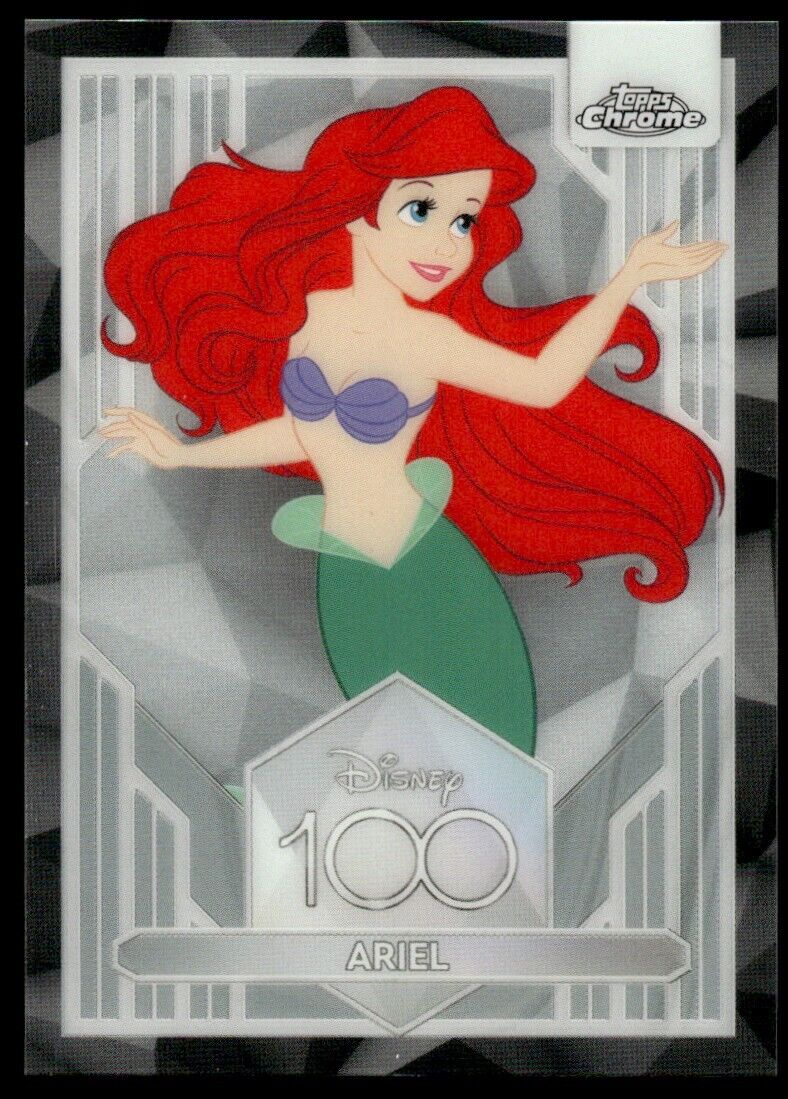 2023 Topps Chrome Disney 100 Ariel #19 The Little Mermaid
