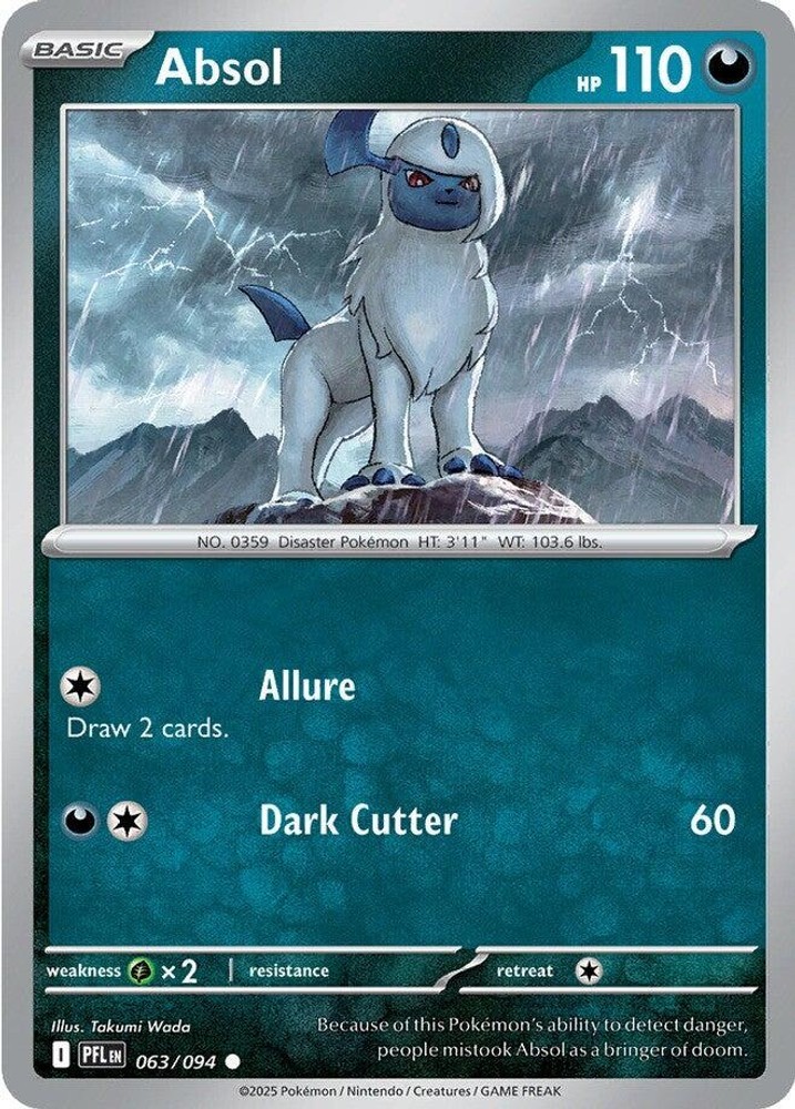Pokemon Absol Phantasmal Flames 063/094