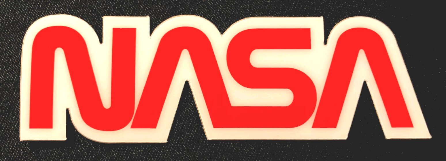 NASA STICKER “UNIVERSE NASA” 4 1/4 X 1 1/4“￼ THICK GLOSSY WATERPROOF OUTDOOR USE