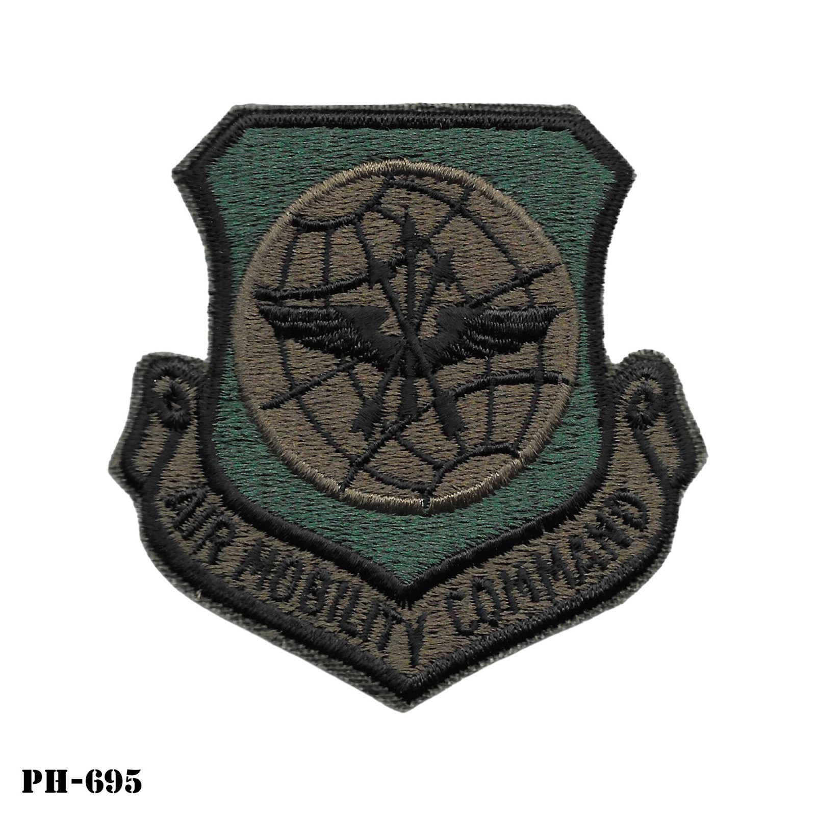 US Air Force Air Mobility Command Subdued Patch ~ BDU ~ NEW