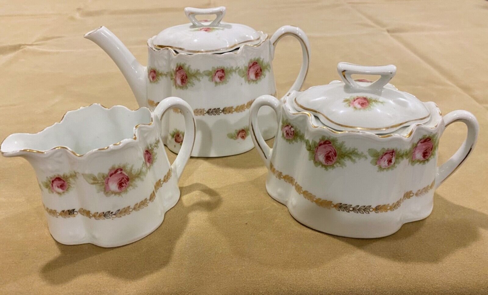 Z.S. & Co Bavarian Porcelain Antique Tea Set
