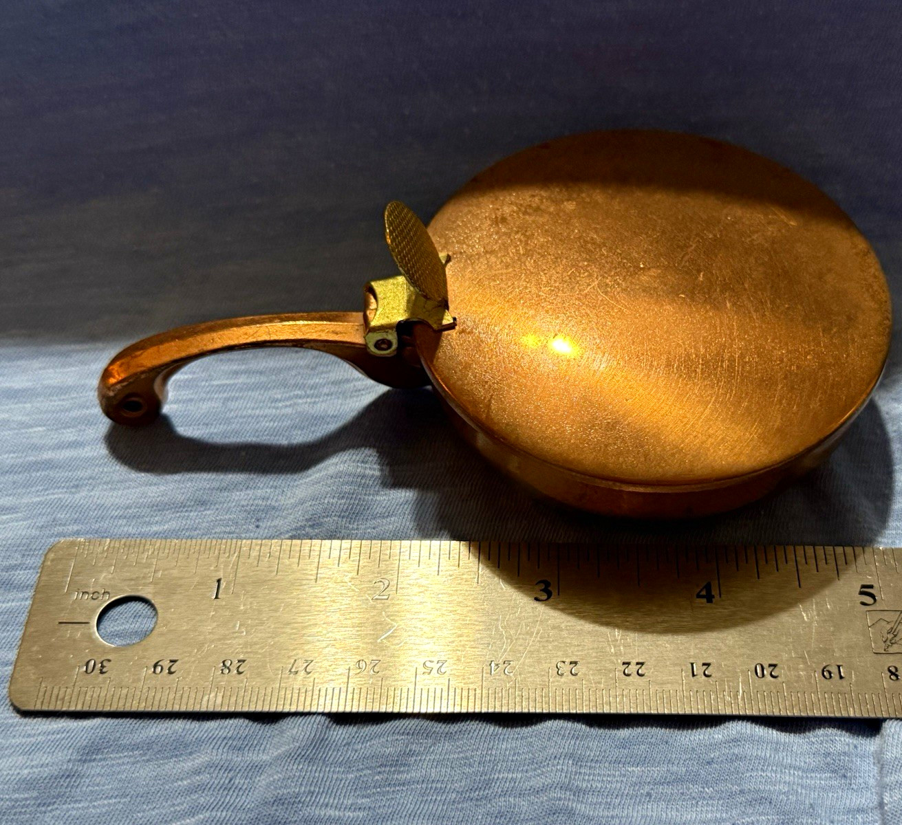 Vintage Copper/Brass Silent Butler/ Ash Butler Ashtray PAX Products Inc