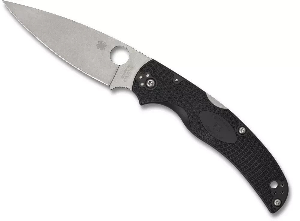 Spyderco Native Chief Black Lightweight Plain Folding 4.02\