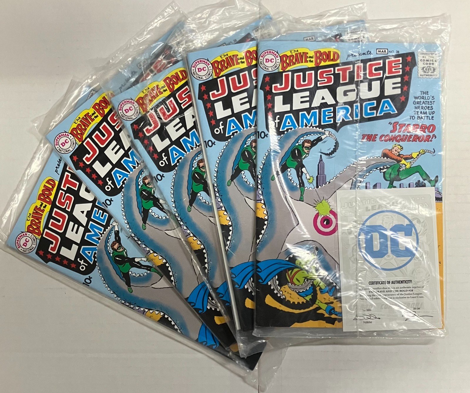DC Comics The Brave and the Bold #28 Justice League of America, 5/PACK (NEW)