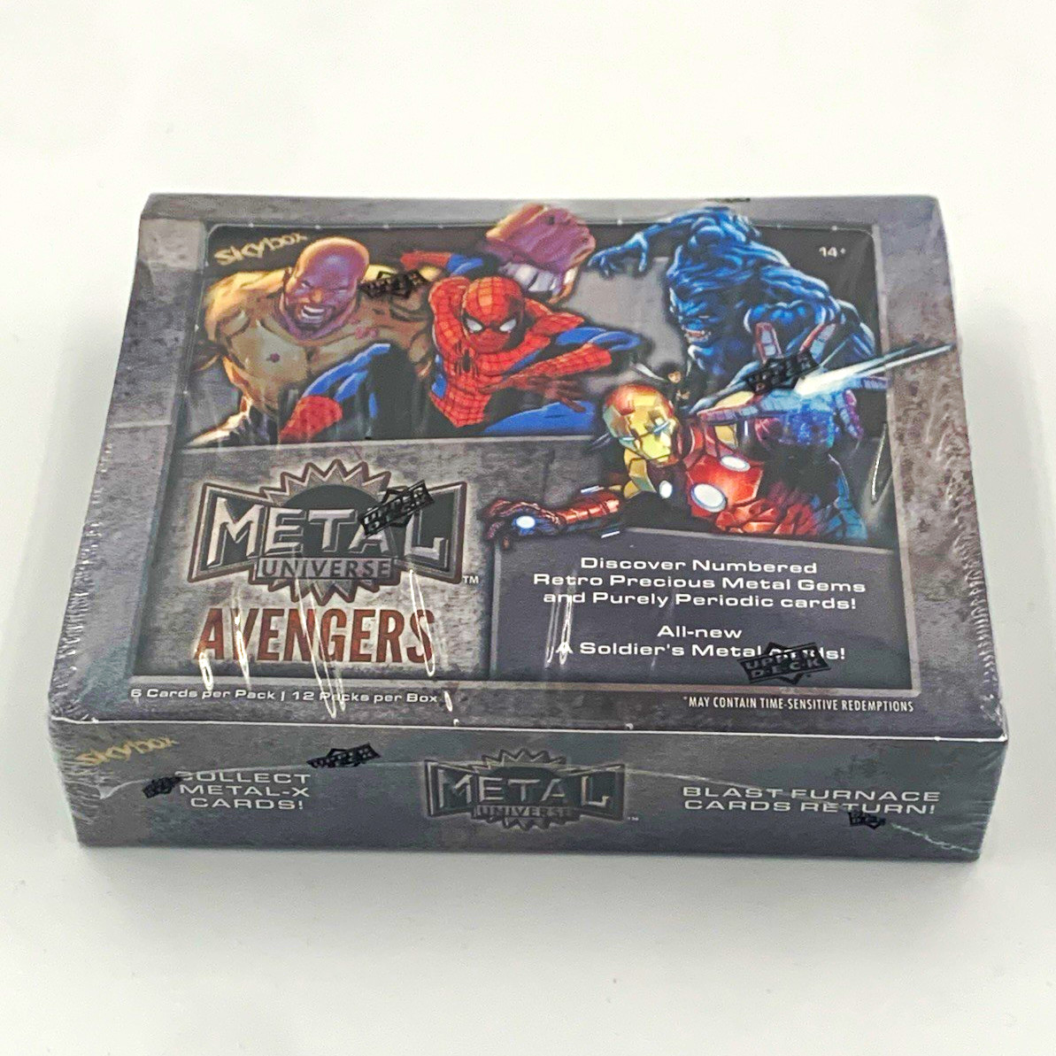 New Sealed SkyBox Metal Universe Avengers Marvel Hobby Box 72 Cards 2023