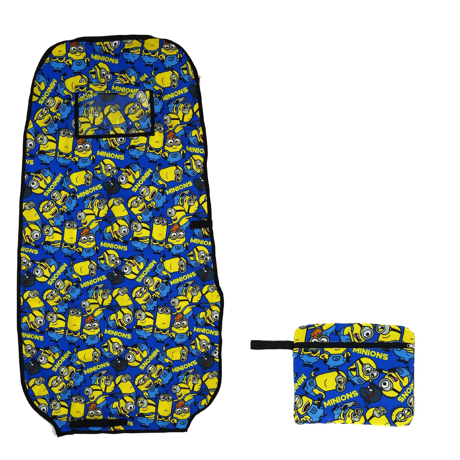 Marushin Travel Cover Minions Wacha Wacha Yellow Travel Cover Golf Bag Caddy Ba_