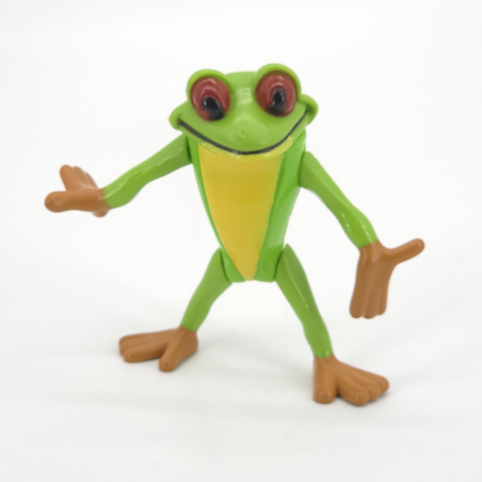 Rainforest Cafe Cha Cha Tree Frog PVC Figure 3.25” Vintage 2001 Collectible Toy