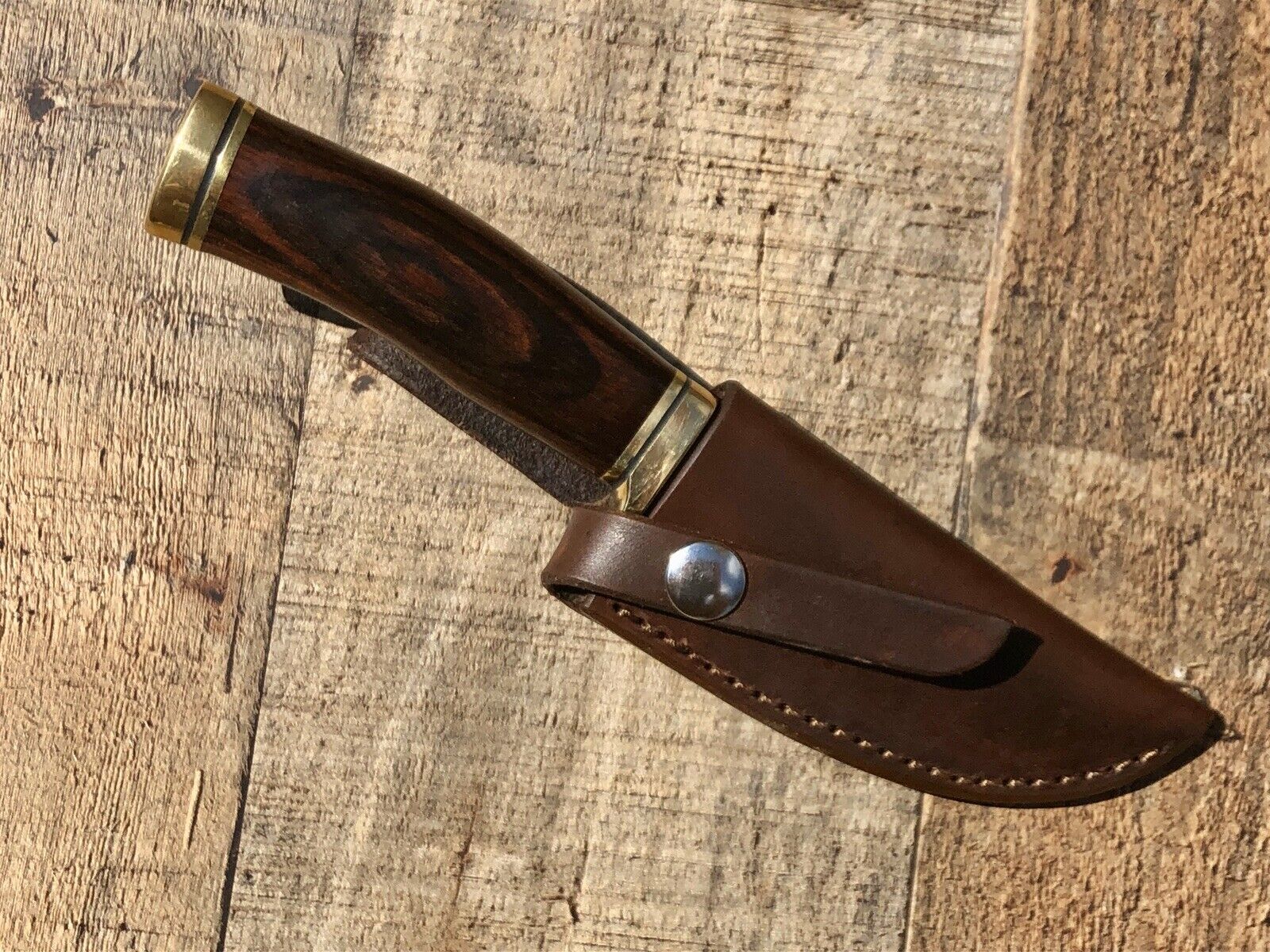 Leather Knife Sheath for Buck 192 Vanguard