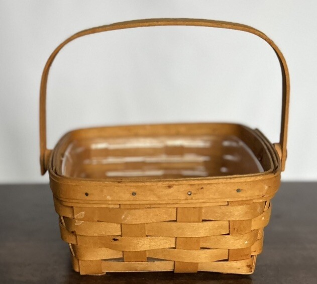 Longaberger Horizon of Hope Basket 1999 W/Handle And Liner