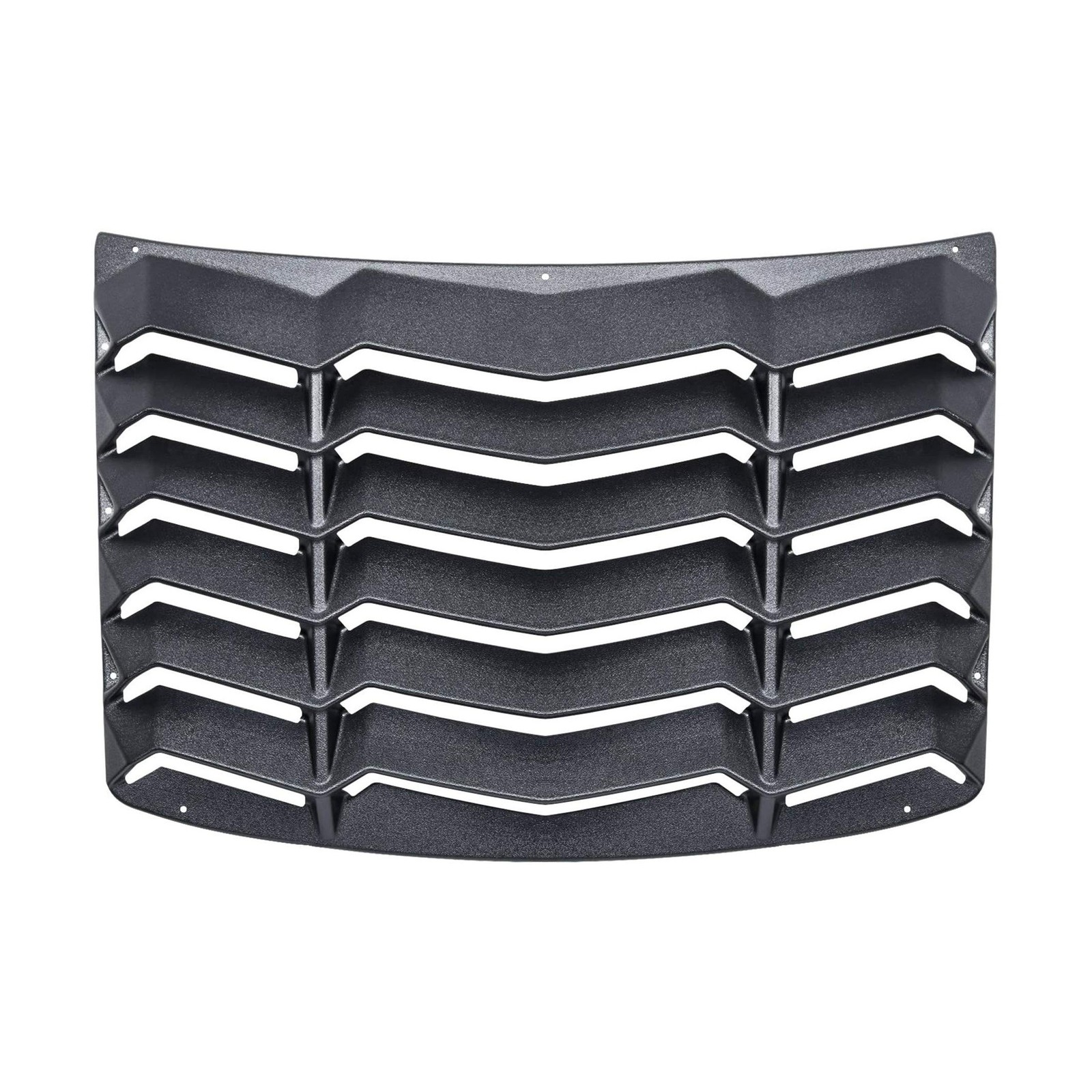 CUMART Rear Window Louvers Windshield Sun Shade Cover Lambo Style Matte Black...
