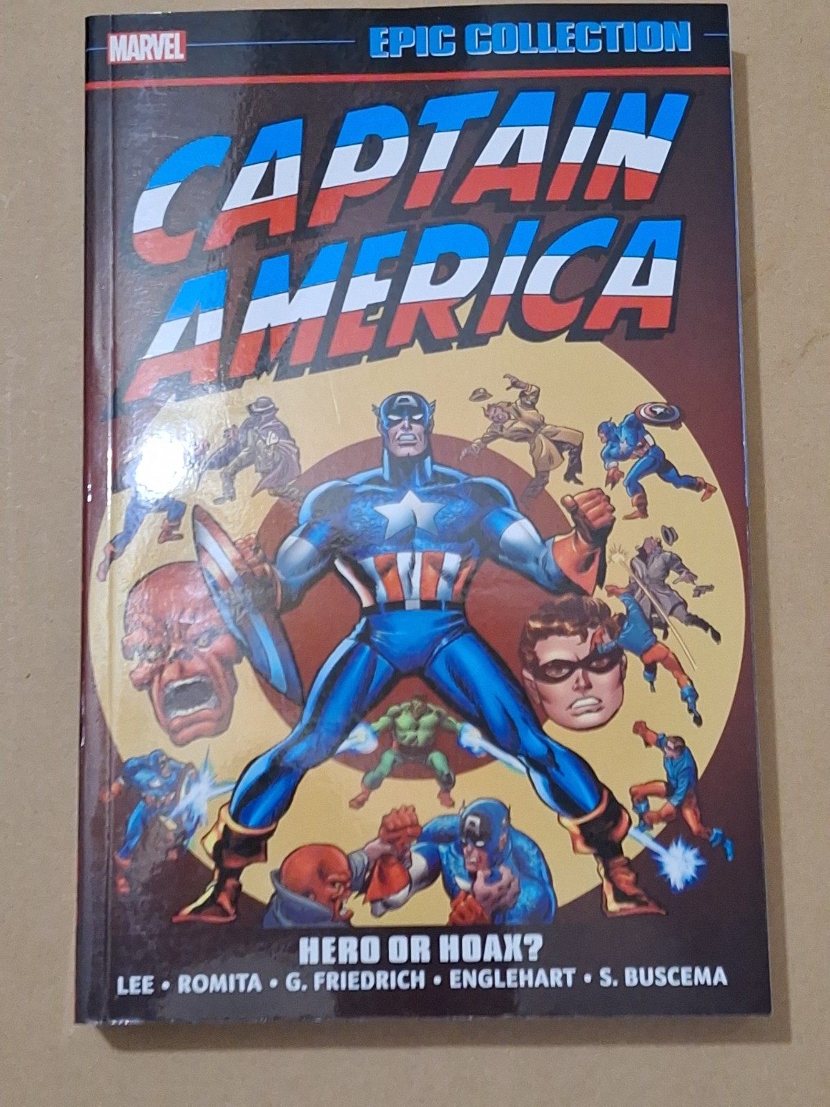 Captain America Epic Collection Hero or Hoax #4 Lee Romita Marvel Comics 2018 VG