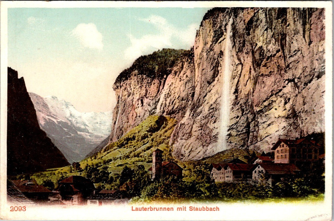 Lausanne Switzerland Le Château Early Geneva Postcard [AA]