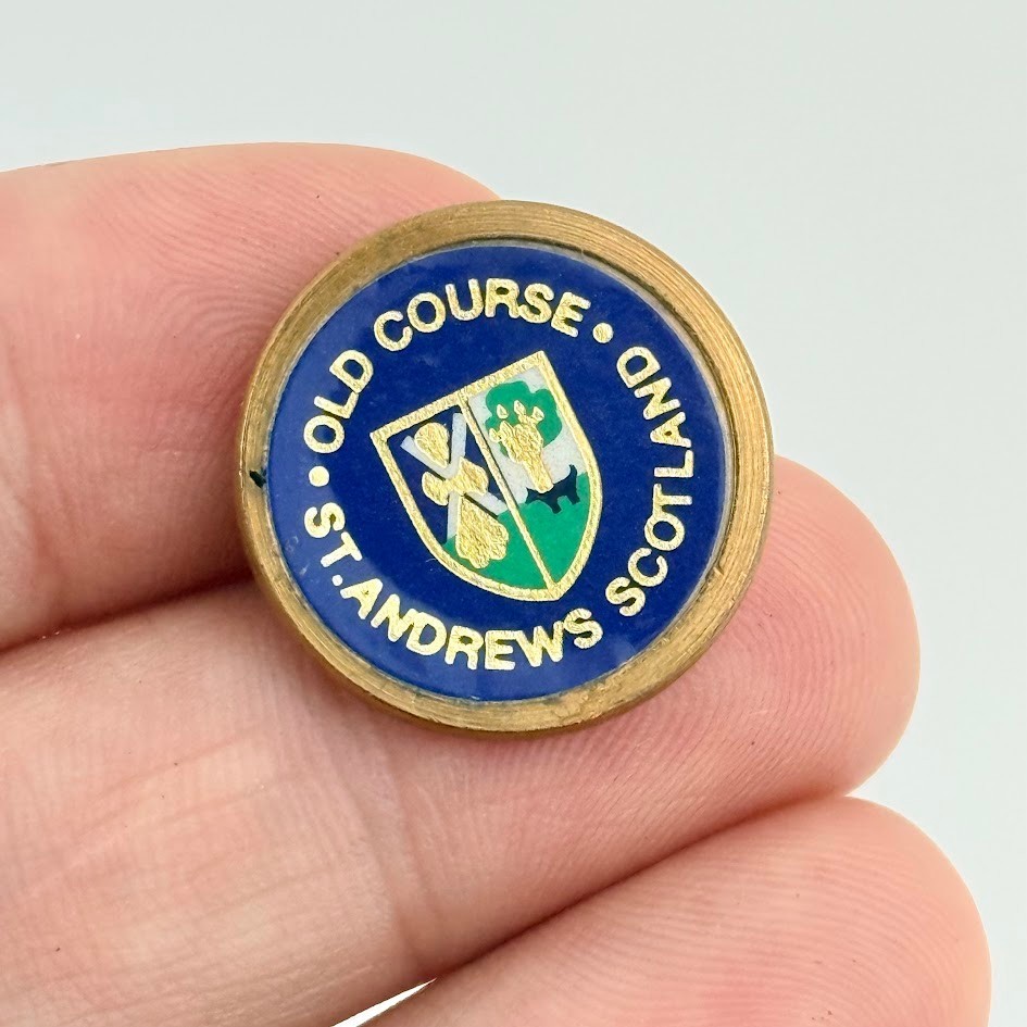 St Andrews Scotland Old Course Crest Golf Course Ball Marker