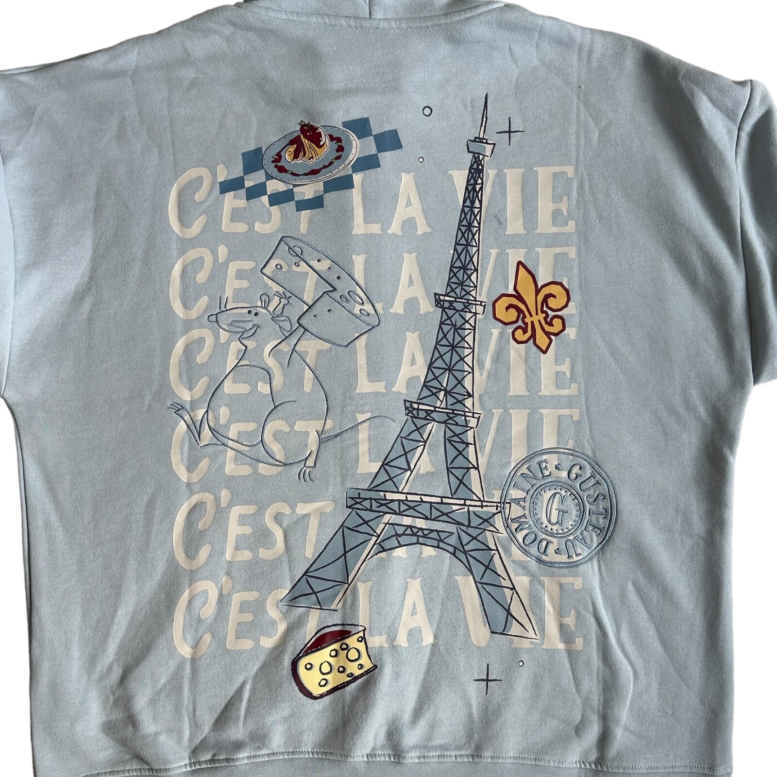 Disney Parks Remy’s Ratatouille Adventure Hoodie c\'est la vie Jacket L NEW