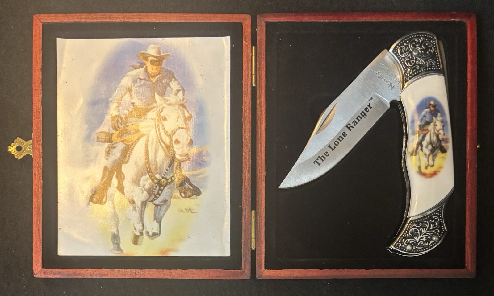 Rare Vintage Lone Ranger Collectible Memorabilia Pocket Knife in Original Case ￼