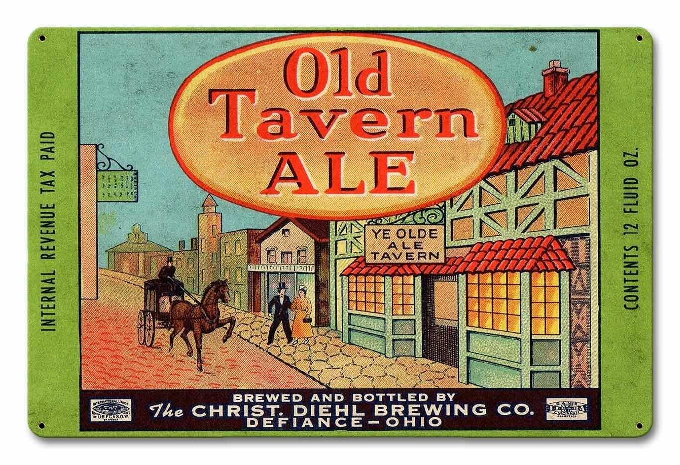 OLD TAVERN ALE DEFIANCE OH OHIO 18\