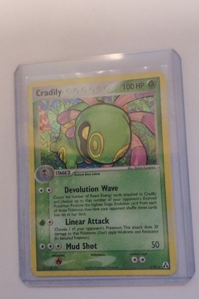 Cradily 3/92 Holo Rare Legend Maker Pokemon Holo LP