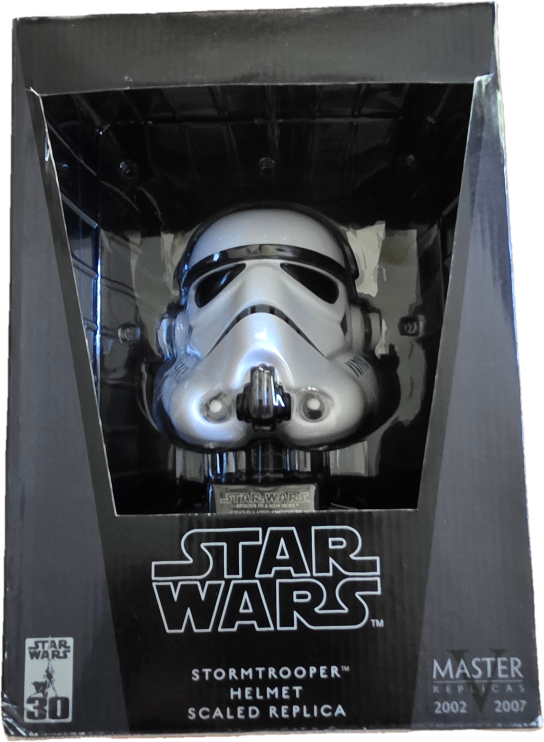 2007 Master Replicas Star Wars Stormtrooper .45 Scale Helmet SW-357SR CIB NEW