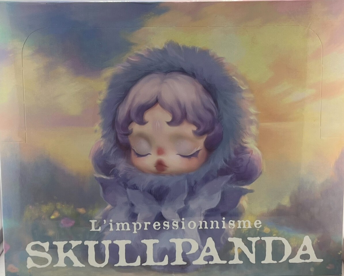 POP MART SKULLPANDA L\'IMPRESSIONNISME IMPRESSION SERIES BLIND SEALED 9 PACK