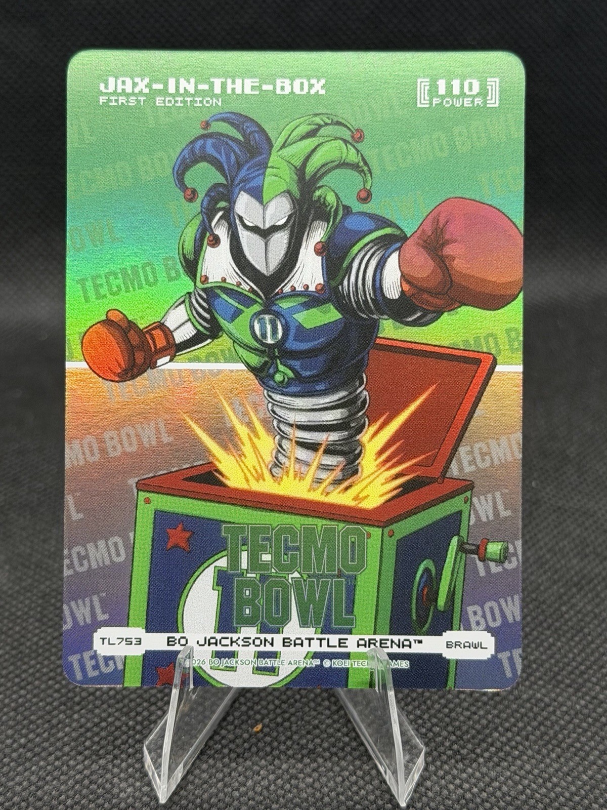 2026 Bo Jackson Battle Arena “Jack-in-the-Box” First Edition TL753 2026 Bo Jackson Battle Arena “Jack-in-the-Box” First Edition TL753