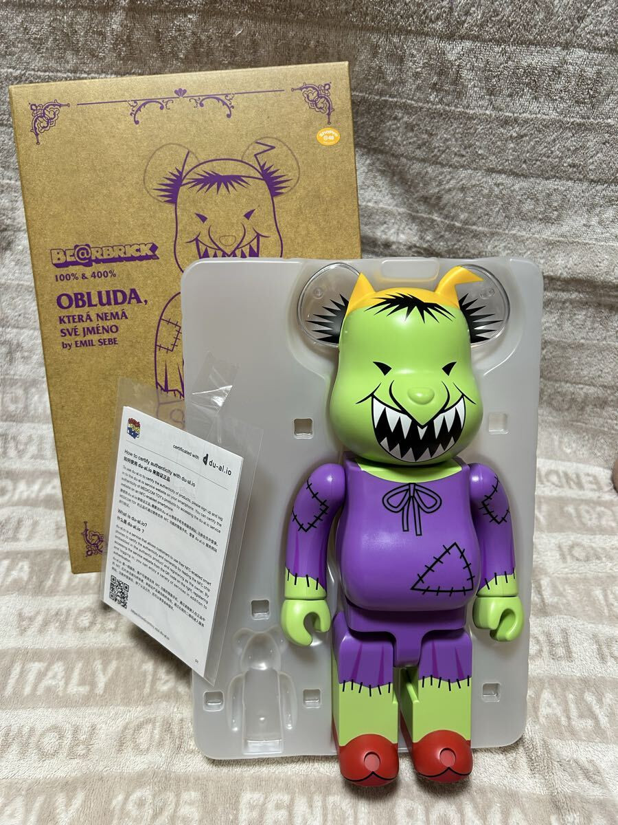 【US Tax In】The Nameless Monster Naoki Urasawa MEDICOM TOY BEARBRICK 400% JAPAN