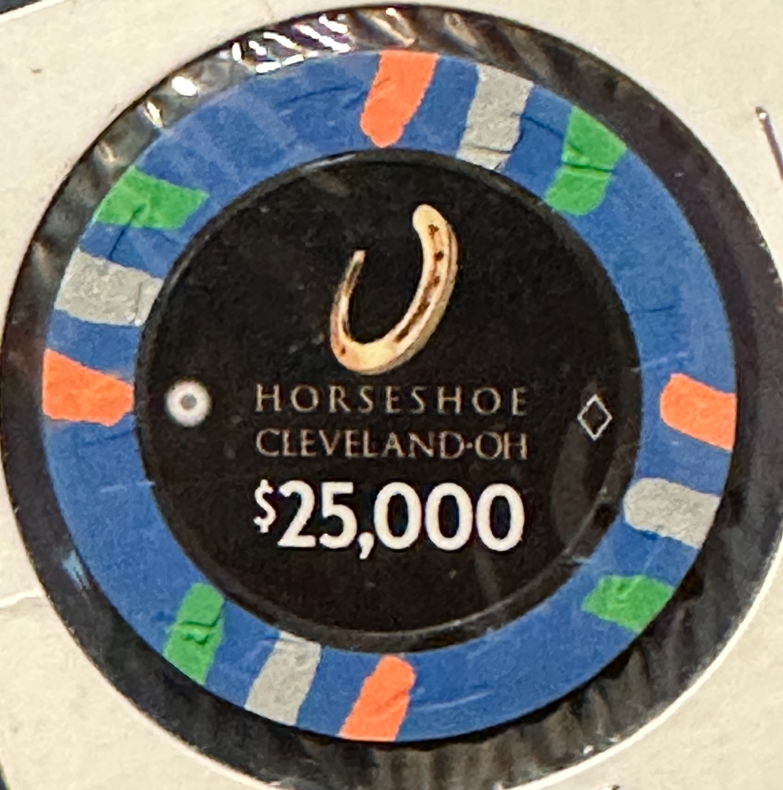 $25,000 Horseshoe Casino Chip Cleveland OH