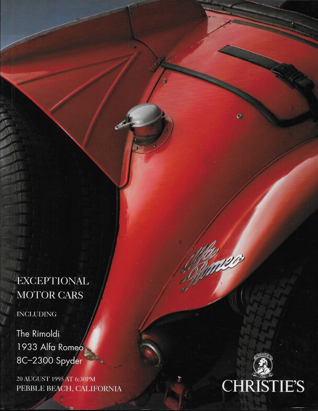 CHRISTIE'S EXCEPTIONAL MOTOR CARS ~ PEBBLE BEACH, 1995 - 2 Volumes