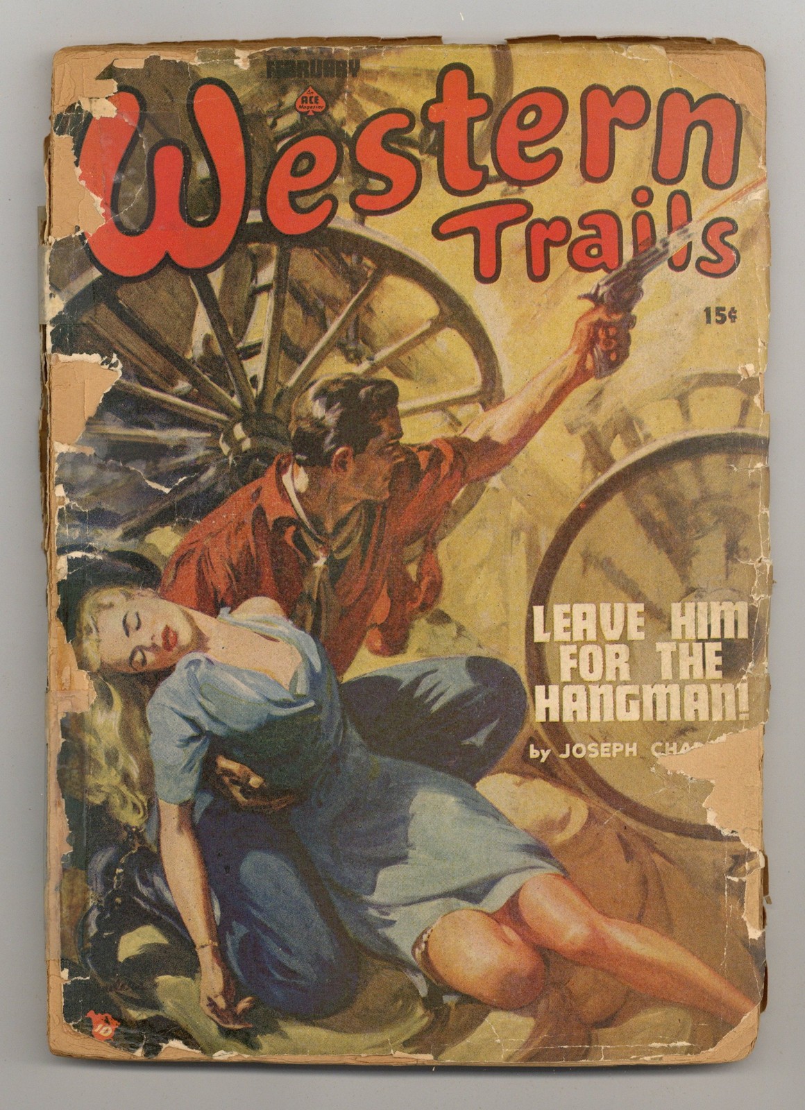 Western Trails Pulp Feb 1948 Vol. 43 #3 FR 1.0