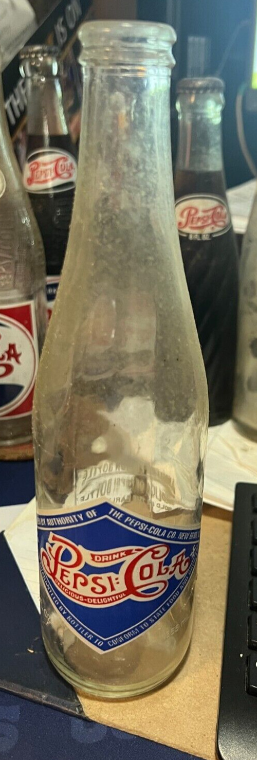 REMAKE OF VINTAGE PEPSI BOTTLE----12 OUNCE-------- EMPTY