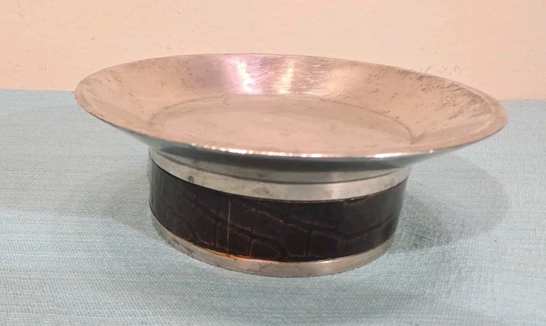 Vintage Labrazel Pewter Soap Dish 