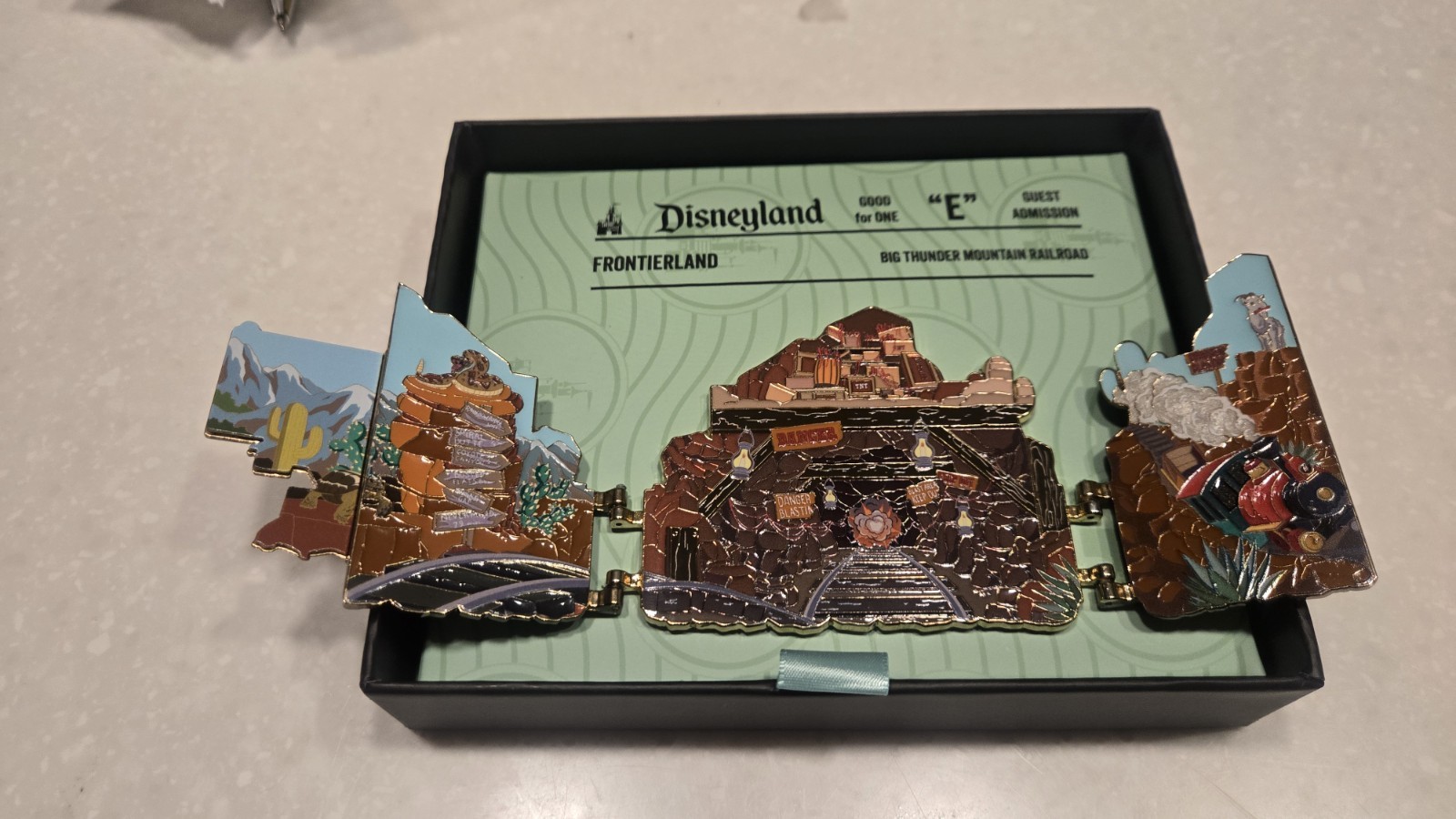 Disney D23 2026 WDI LE 400 Pin Attraction Panoramas Big Thunder Mountain RR