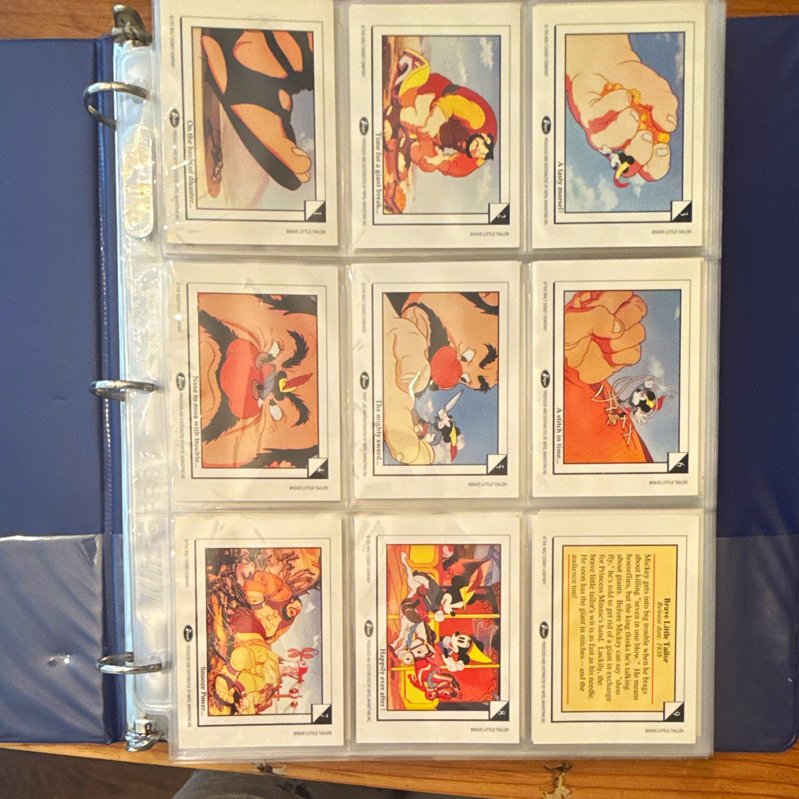Disney 1991 Mickey Mouse Family Portraits & World Tour Card Lot 210